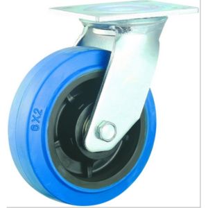 China 5 Inch  Heavy Duty Rubber Wheels For Waste Dumpster on sale