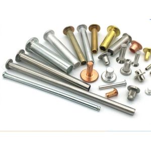 Quality 7/8 9/16 7/16 Copper Brass Flat head solid rivet 7/8 1 3/16 Copper surface treatment for sale
