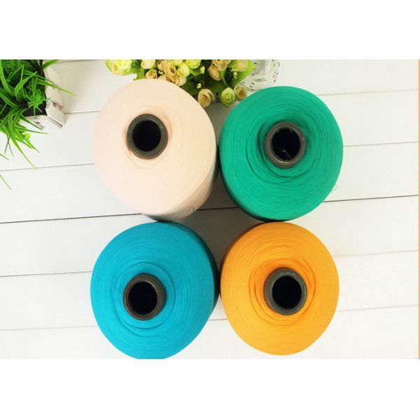 Colorful Dyed High Stretch Knitting DTY Polyester Yarn 100D / 36F SD SIM