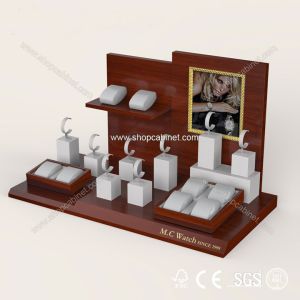 China Hot sale wholesale red acrylic jewelry display props, jewelry display stand on sale