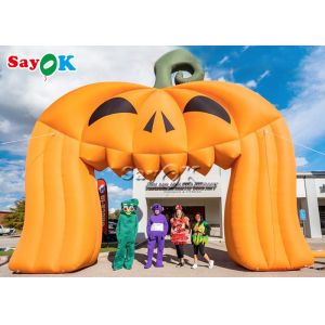 China Customized Oxford Cloth 8x5mH Inflatable Pumpkin Archway on sale