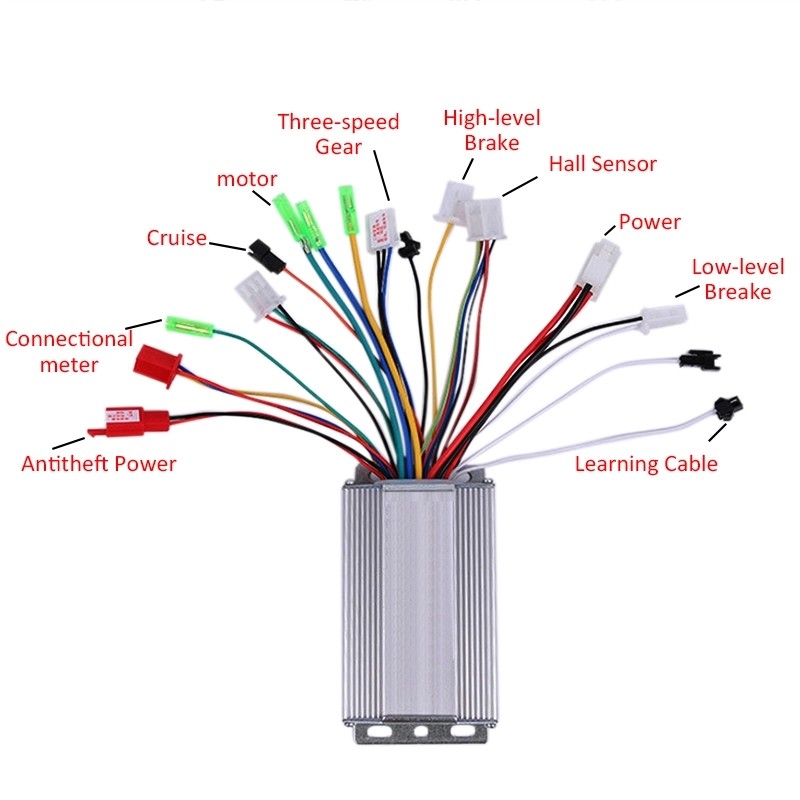 Dual Mode Sine Wave 60V 72V 1000W 1200W Vehicle Speed Controller Electric