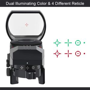 Compact 22x33mm Red Dot Reflex Sight With 4 Reticle Shockproof