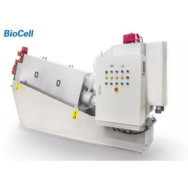 Buy 4.5KW Multidisc Screw Press Sludge Dewatering Equipment Industrial Waste Water Treatment at wholesale prices
