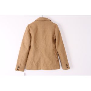 Stockpapa 57% Cotton 43% Laine Khaki Ladies Casual Blazer