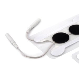 Swallow electrode pads with adhesive gel for TENS and EMS stimulator