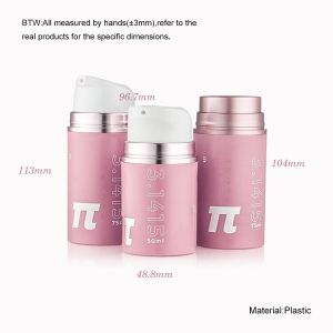 Customizable Airless Cosmetic Packaging 50ml 75ml Lotion With Cap
