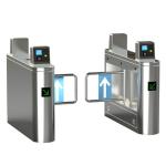 Direction Indicator Security Turnstile Gate Flap Entrance Electronic Fingerprint