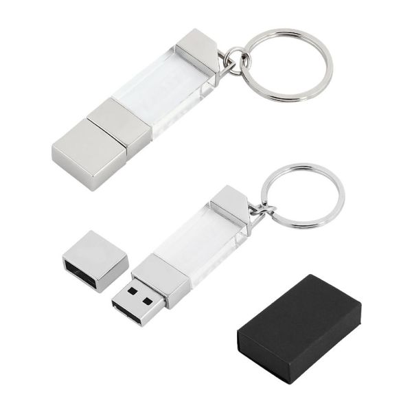 Buy Crystal Usb 2.0 And Usb 3.0 Stick Ｗith Ring Led Light Can Shiny at wholesale prices