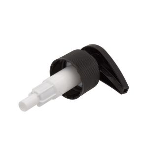 Ribbed Surface Plastic Bottle Dispenser Pump 24 Mm Internal Diameter