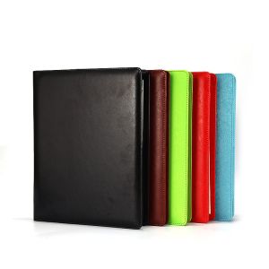 Business Conference Document Notebook Folio Embossed A4 PU Material