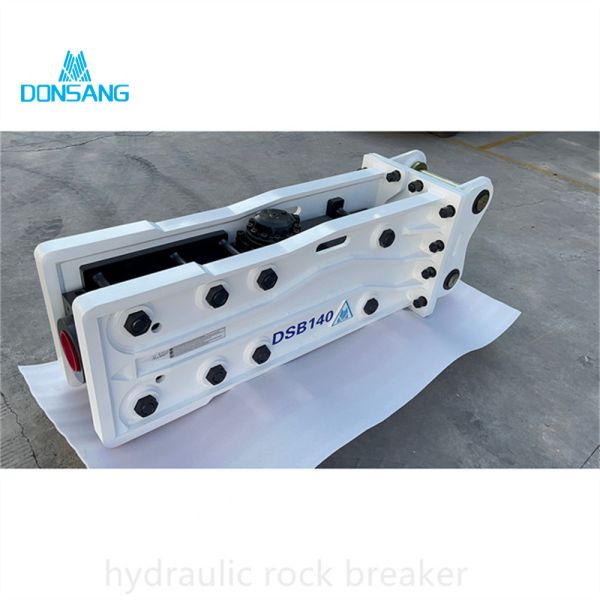 Buy White 68Mm Chisel Diameter Hydraulic Rock Breaker 4.8-8.0 Ton Excavator Hydraulic Jack Hammer at wholesale prices