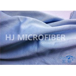 Microfiber Fabric Household Glass Polishing Cloth Blue 60" 260GSM