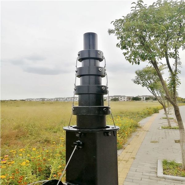 Buy Lightweight Hand Winch Portable Telescoping Aluminum Mast at wholesale prices