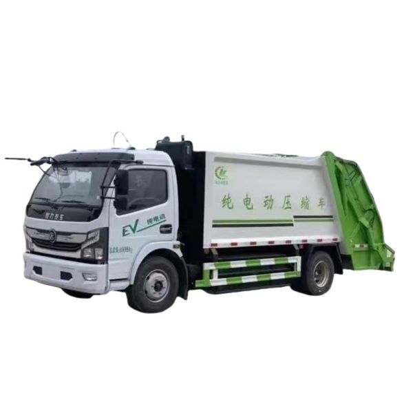 Buy Energy Compressed Trucks Dongfeng 4x2 8CBM Automatic Electric Garbage Truck Compactor with Self Loading and Unloading at wholesale prices