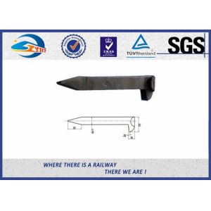 Q235 / 35# Railroad Track Spikes Steel Ground Spikes Without Crack