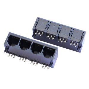 E5908-00CL82-L Multi - Port RJ45 8P8C Quad Port Unshielded Without LEDs