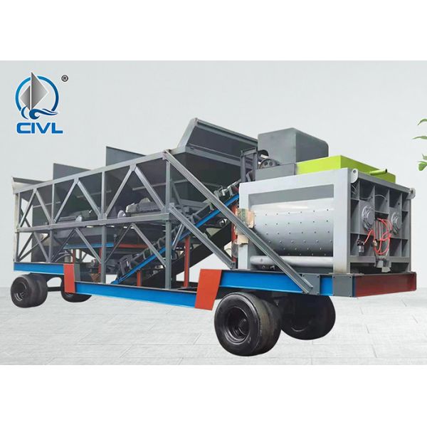 Mobile Concrete Batching Plant / Mobile Mixing Plant / Towable Batching Plant /