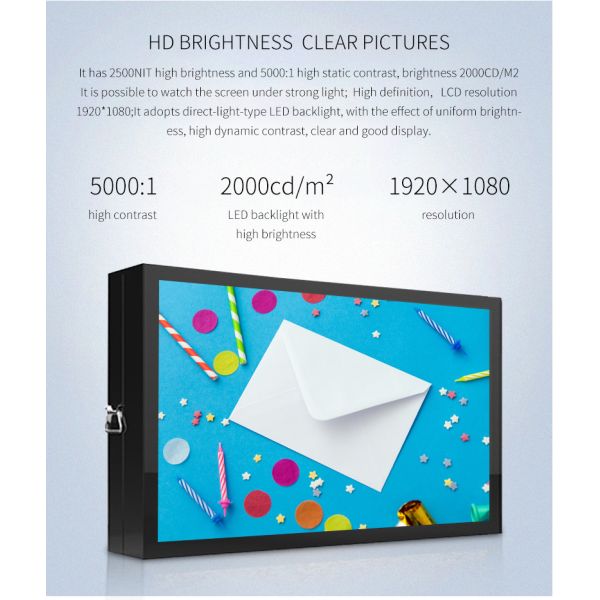 Outdoor Advertising Vertical Waterproof HD Digital Display Touch Screen Kiosk