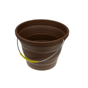 Virson OEM camping foldable bucket silicone water folding bucket collapsible