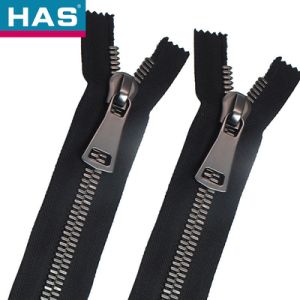 #12 Big Teeth Heavy Duty Brass Zipper Two Way Open End Zipper