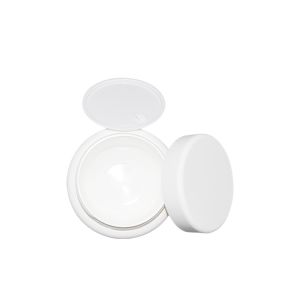 PP Double Layer Round Cream Jar Skincare Cosmetic Packaging 50g 100g