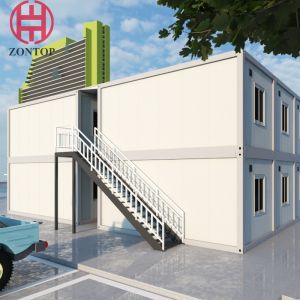 Zontop 2 Story 40 Ft Building Material Steel Structure Modular Apartment