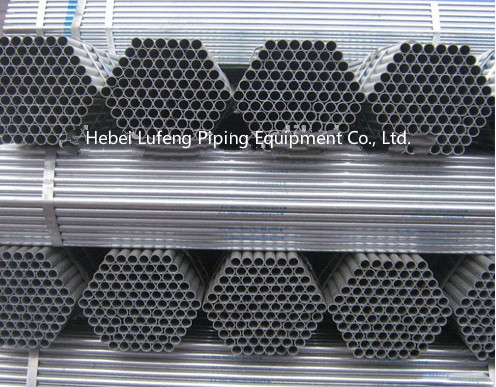 ERW DN15 Hot dip galvanized steel pipe / Steel pipes for gas, water transport