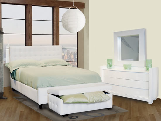 Buy Cheap Bedroom Furniture for Apartment, Leather Bed at wholesale prices