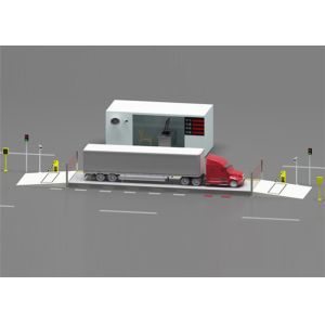 Truck Unmanned Weighing Systems , 100T Weigh In Motion Truck Scales