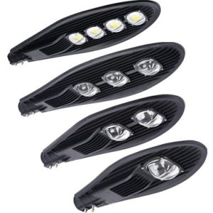 China Sandy Black / Silver 120W IP66 COB Street Light Aluminum Housing 720x280x95mm on sale