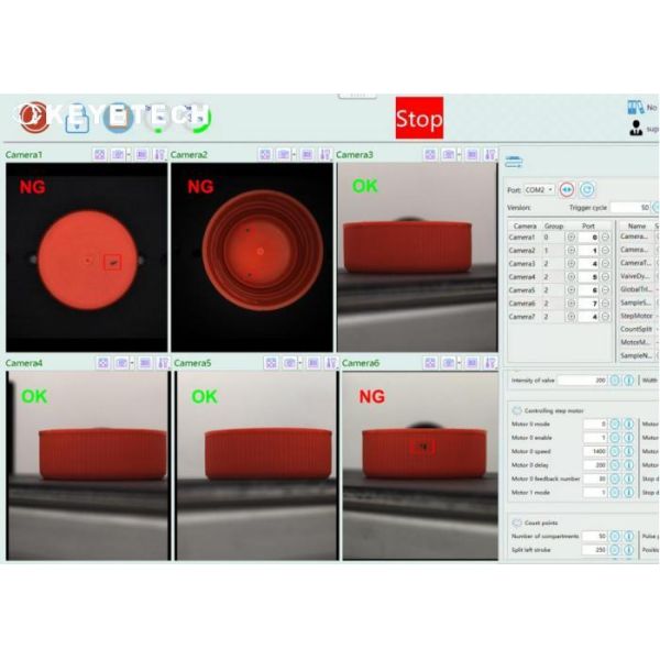 OEM Packaging Auto Visual Inspection Machine Equipment For Dairy Cup