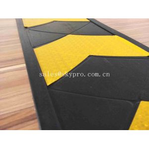 Reflective Garage Parking Safety Wall Protector Rubber Corner Guards with