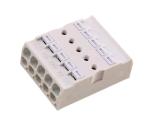 White 10PIN LED Light Connector 450V 24A Plastic Insert