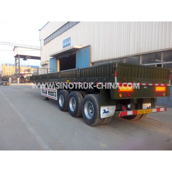 SINOTRUK 30T 40FT Container Semi Trailer Of Cimc 3 axles