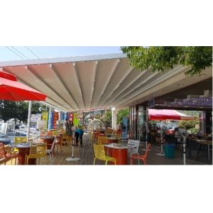 Modern Design Bioclimatic Motorized Aluminium Retractable PVC Pergola