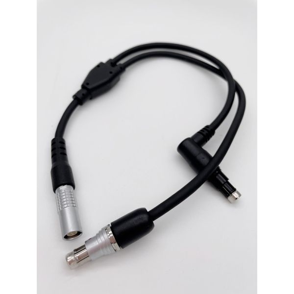 Black 4 Pin Lemo Cable To Fischer 4 Pin 7 Pin For BNVD AVINS Night Vision Battery