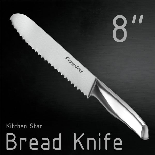 Buy Multipurpose Cerasteel Knife 8 Inch Bread Knife For Chef at wholesale prices
