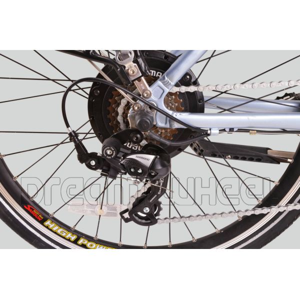 25km/H Ladies Electric Town Bike 36V 250W BAFANG Rear Motor