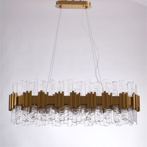 Clear / Transparent Glass Pendant Lamps Elegance And Durability