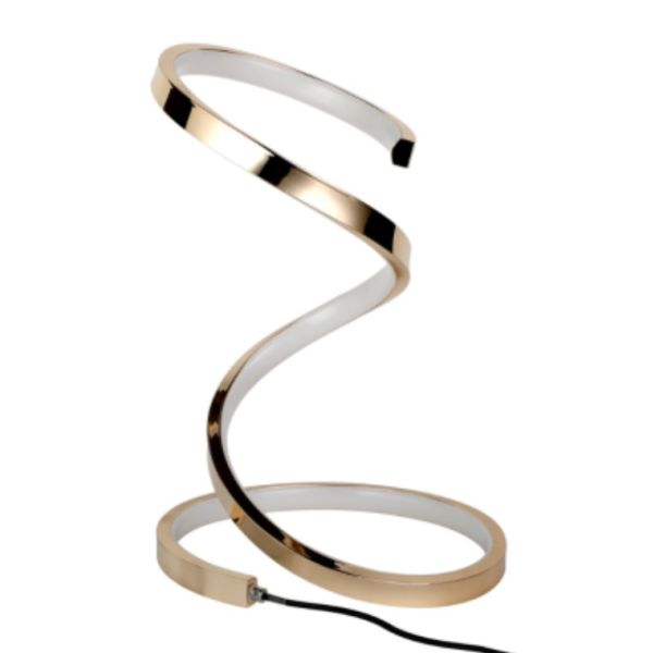 Newish Funny Unique "S" Snake Shaped Desk Lamp With Plastic Sprayed Iron Frame