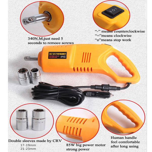vehicle tools 2 tons electric scissor lifting car jack with electric impact torque wrench