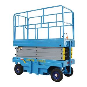 Convenient and Stable Mobile Scissor Lift for Aerial Work with Safety Guarantee