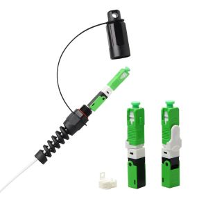 SC APC Waterproof FTTH Solution Reinforced With Optitap H Connector