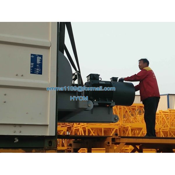 12tons QTZ7032 Construction Tower Crane Top Slewing type with VFD Control