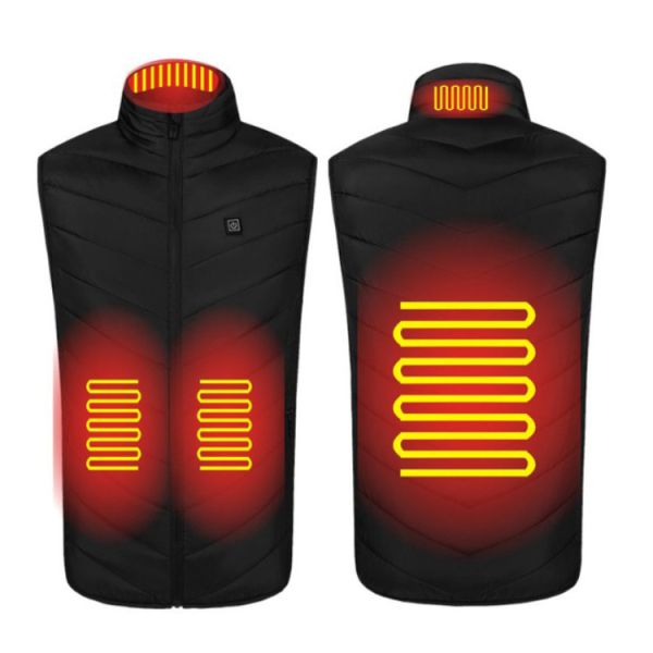 USB 5V Electric Heated Vest Jacket Waterproof Washable Graphene film Material