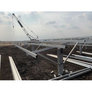 Aluminum Solar Panel Mounting System Easy Installation PV Mounting Structures