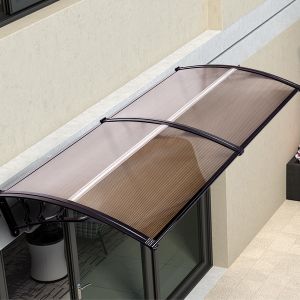 Lightweight 240cm Polycarbonate Window Door Awning