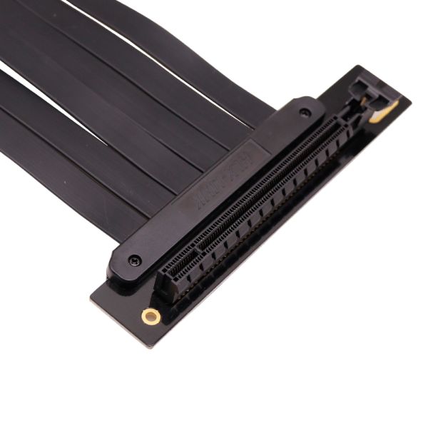 90 Degree High Speed Flexible PCIE Graphics Extension Cable PCI-E 1*16 3.0 Extension Riser Cable Black Extenders Cards