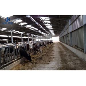 Q235B Heavy Structural Steel Prefabricated Metal Warehouse for Sheep Goat Cattle